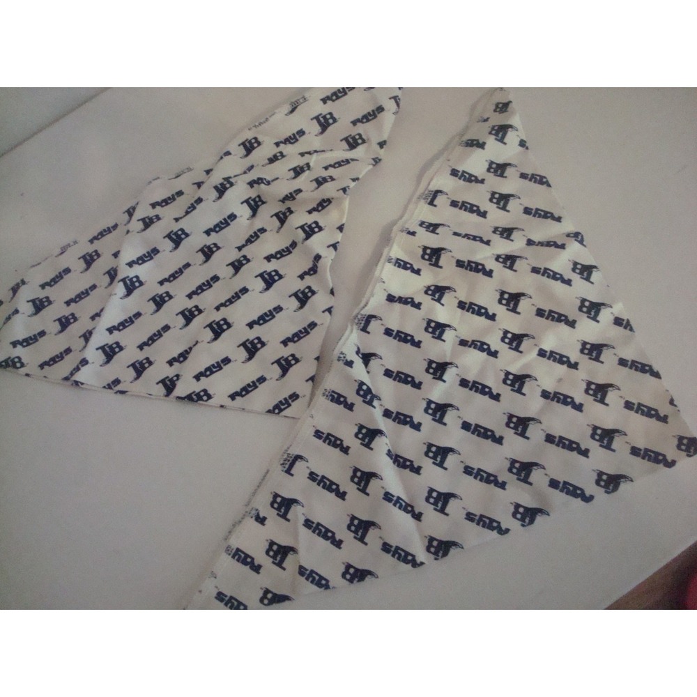 2PC LOT TAMPA BAY RAYS BANDANNA BANDANA  HAT CAP VINTAGE DEADSTOCK 03‎